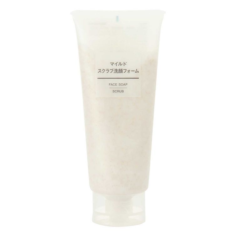 muji face soap scrub