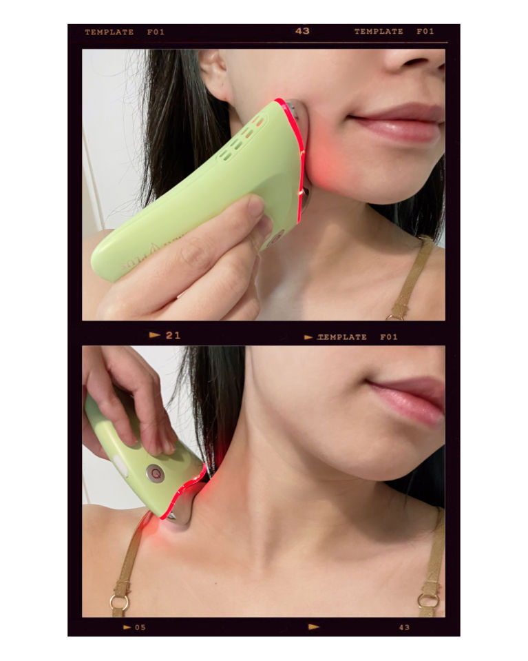 這部溫冷排毒按摩儀的機身輕巧