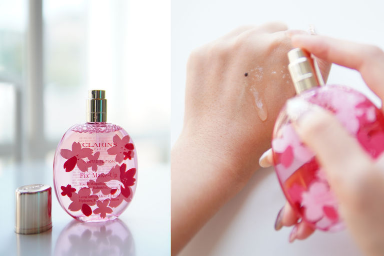 Clarins Limited Edition Sakura Fix’ Make-Up 櫻花限定版長效定妝噴霧