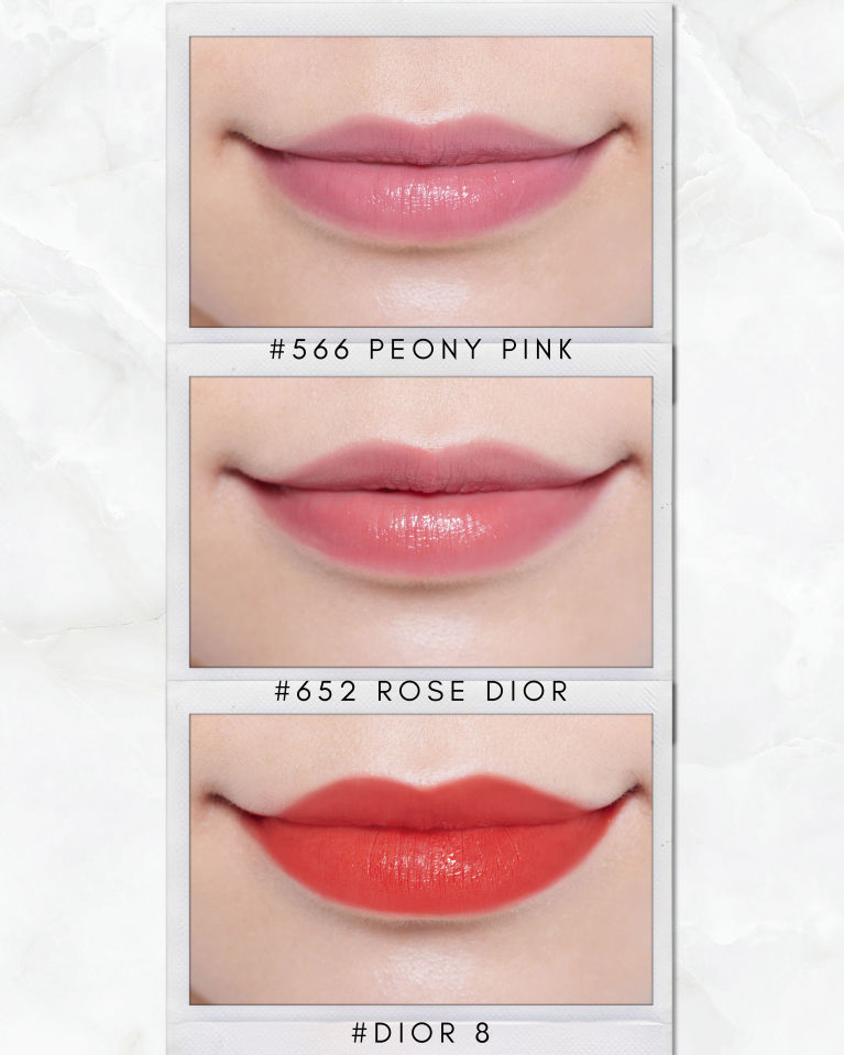 鏡光誘惑唇膏系列具備多款色調選擇