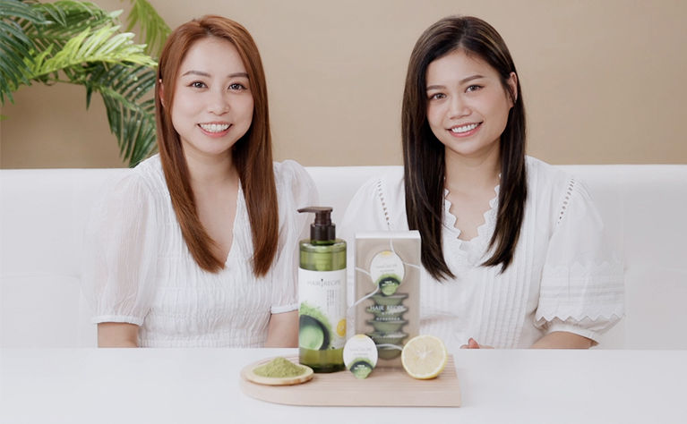 養護頭皮的天然食譜！編輯實試Hair Recipe綠茶X柚⼦洗護系列🍵養出清爽頭皮 水潤光澤髮質